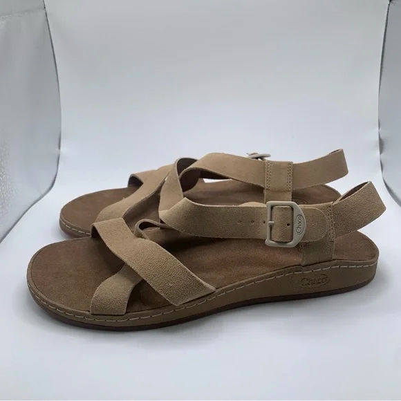 NWOB Chaco Women's Wayfarer Sandal, Style JCH108828, Color Suede Buff, SZ10 1624 - Picture 5 of 10